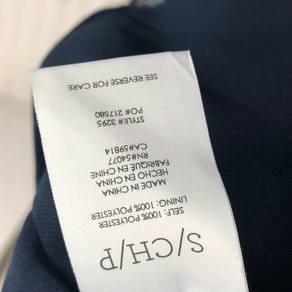 *Cabi # 3295 Provincial Floral Shift Dress Womens  Blue Brown Shee… - Picture 7 of 7